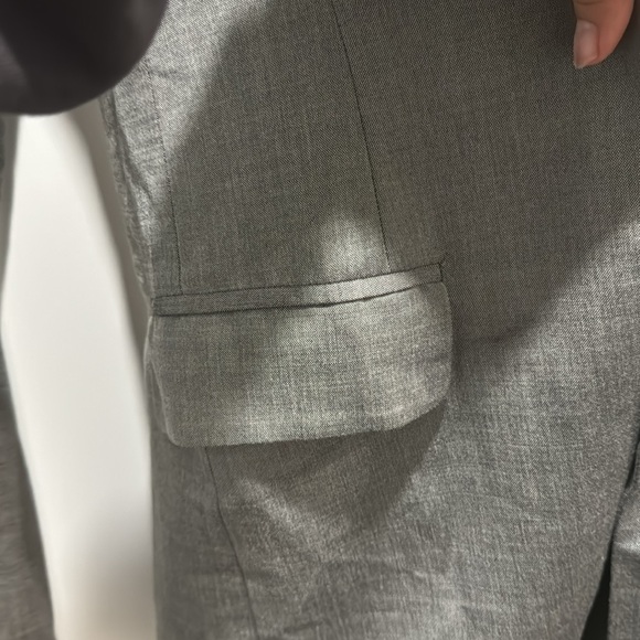 Alexander Wang Gray blazer. With black velvet back - Picture 3 of 8